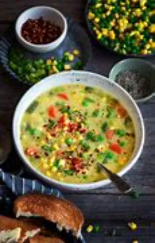 Sweetcorn Veg Soup